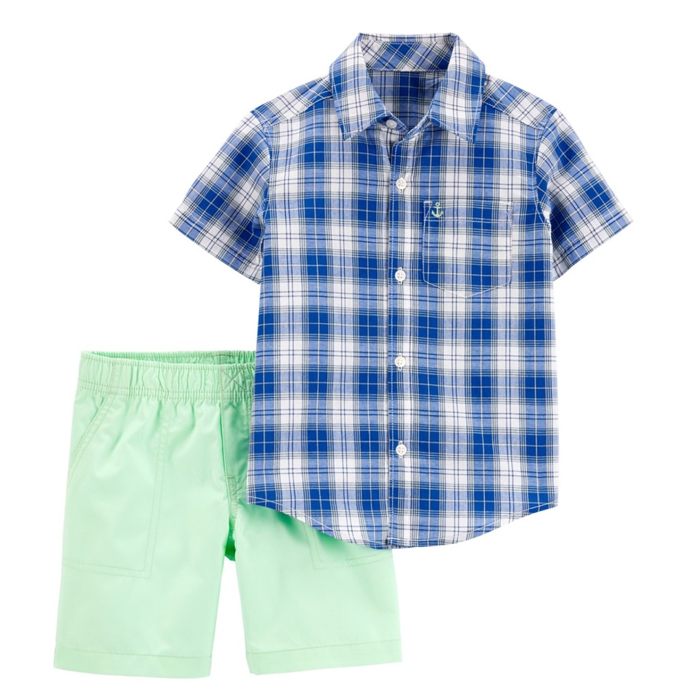 Carters Toddler Boys 4T 2 Piece Set NWT